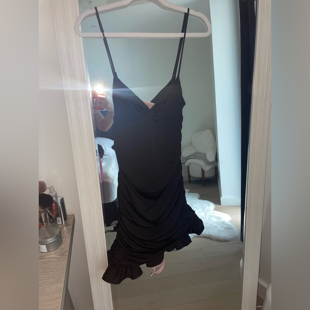 NWT oh Polly black mini dress
